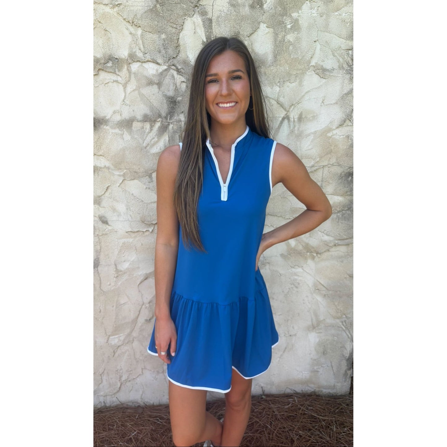 Sophie Athletic Dress - Blue