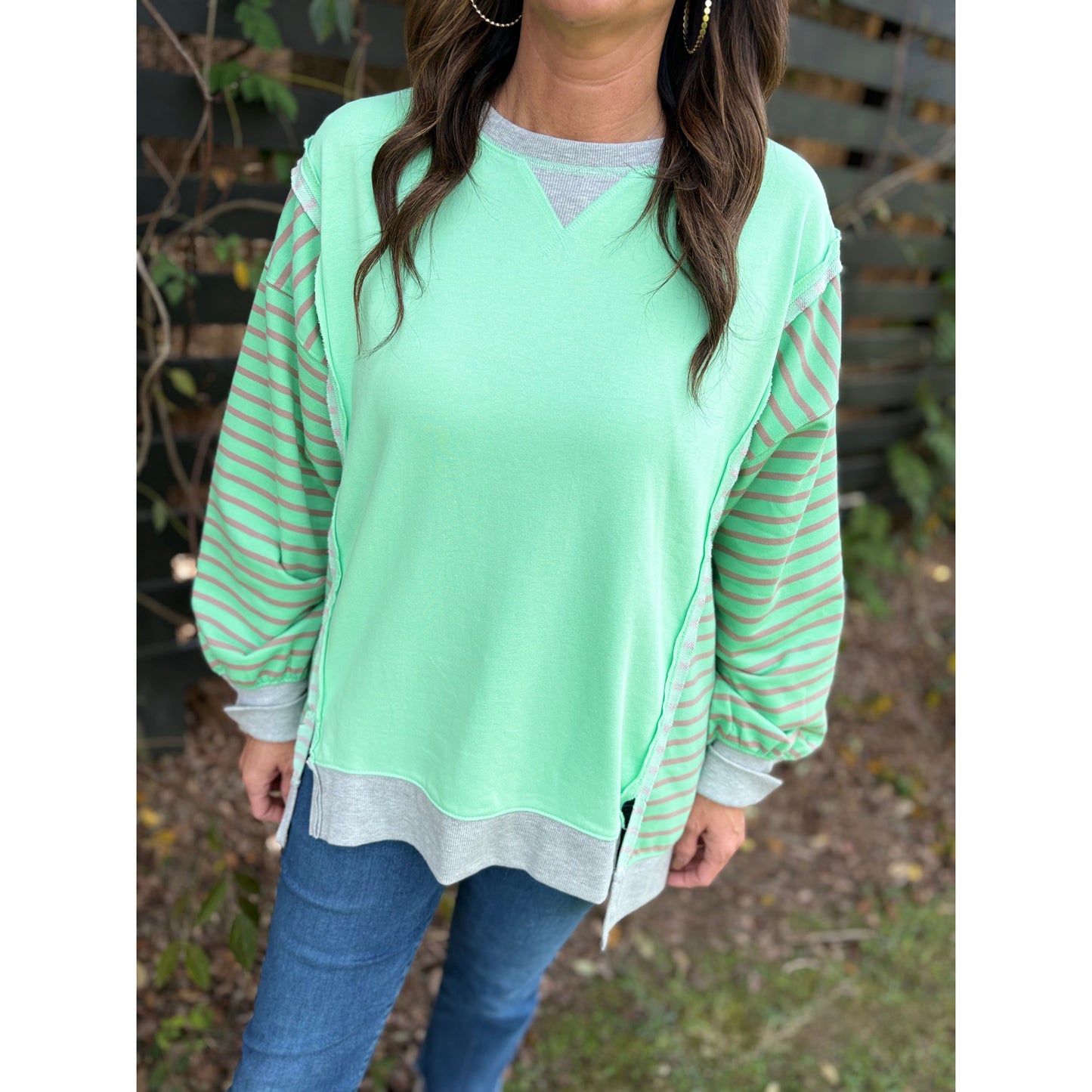 Lazy Sunday Sweatshirt - Green