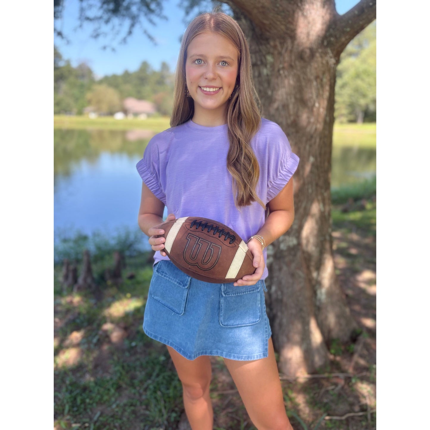 Game Day Skort Denim