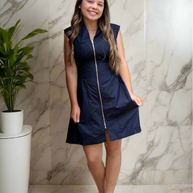 Ella Dress (Navy)
