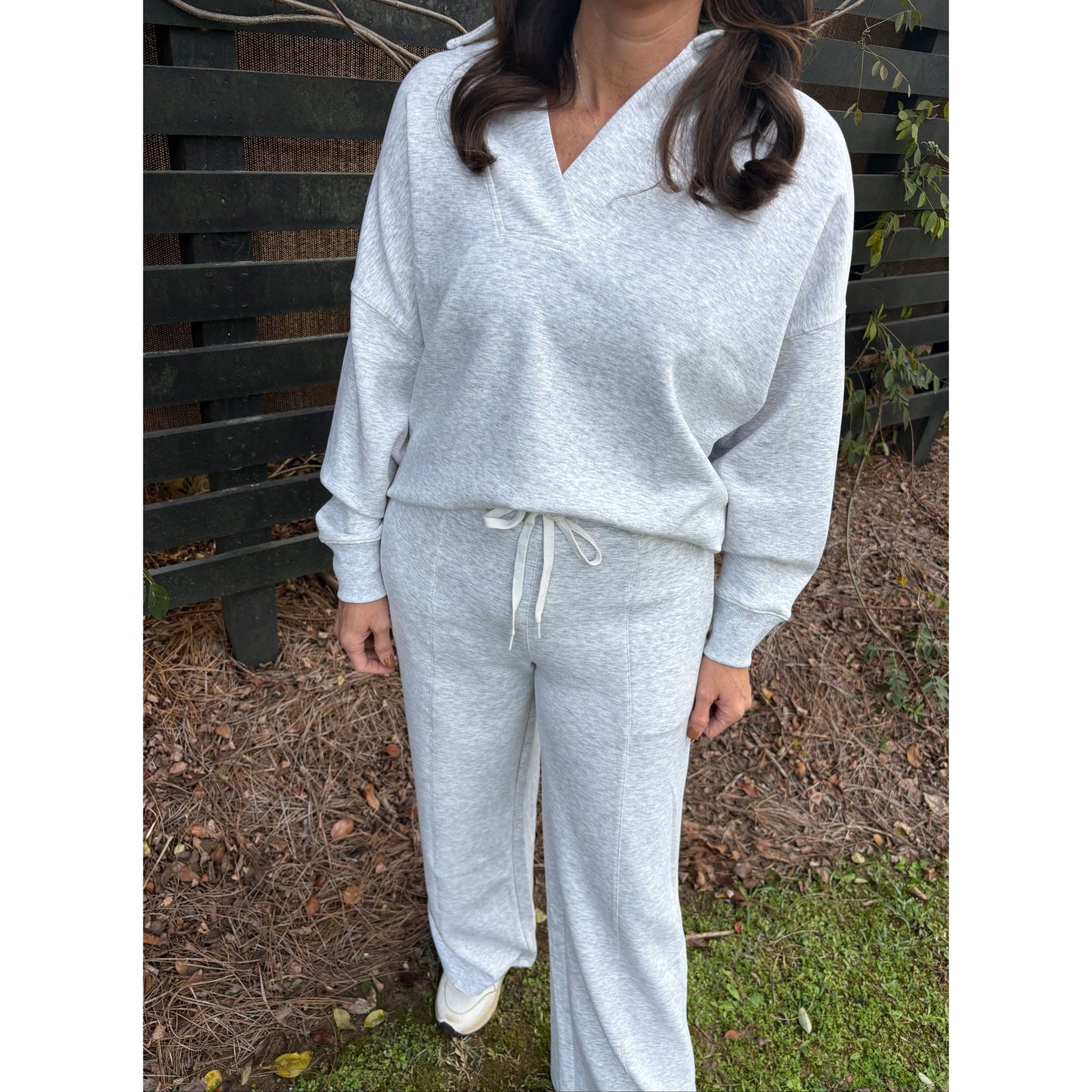 Scuba Pullover and Pants Set - Grey