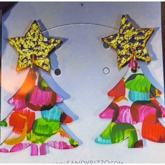 Merry and Bright Tree Earring