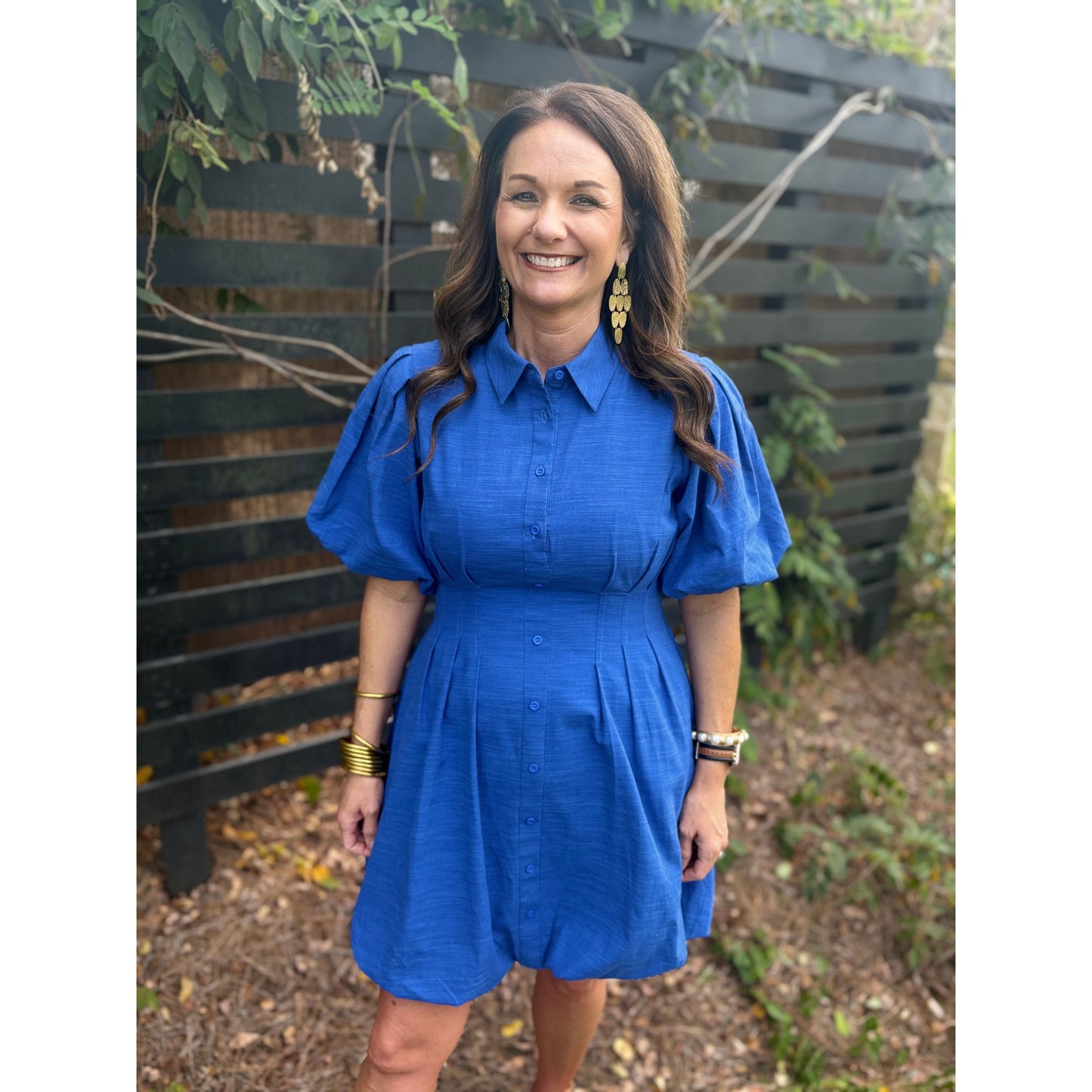 Remi Mini Dress - Blue