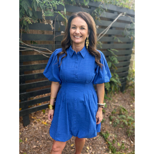 Remi Mini Dress - Blue
