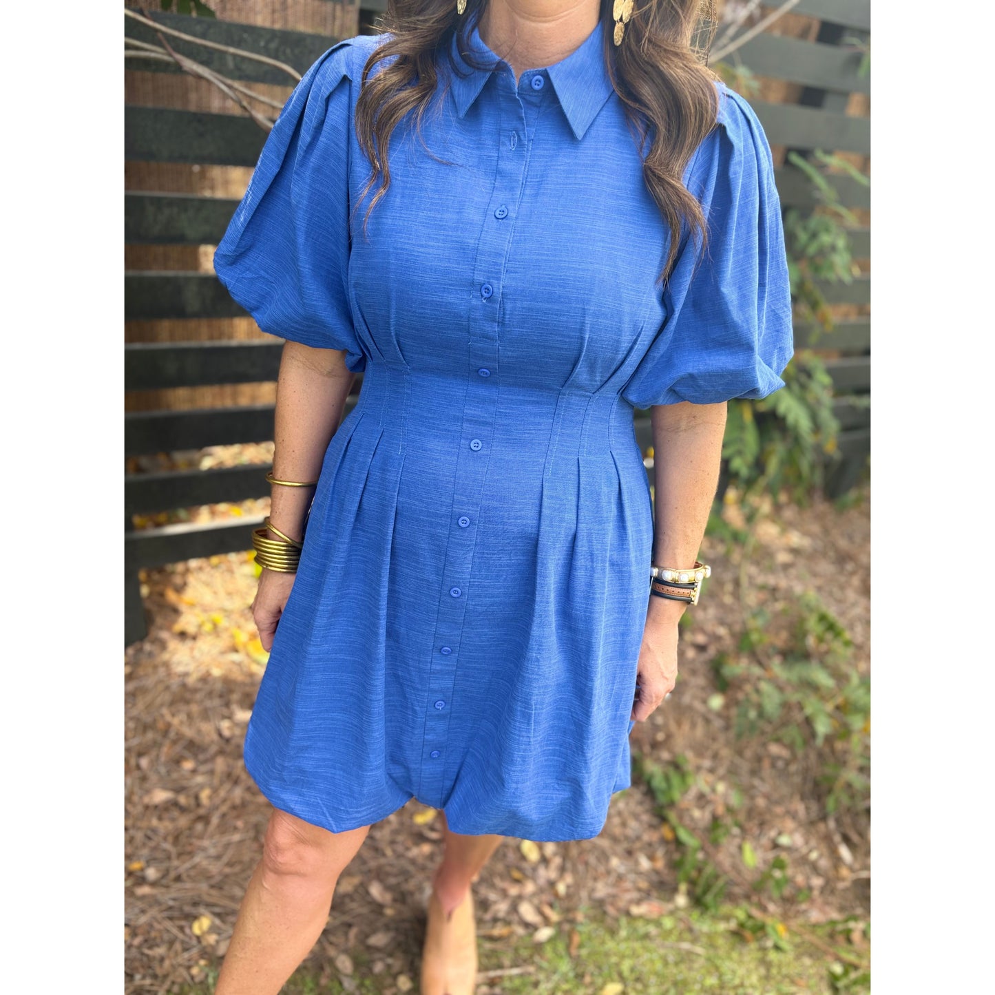 Remi Mini Dress - Blue