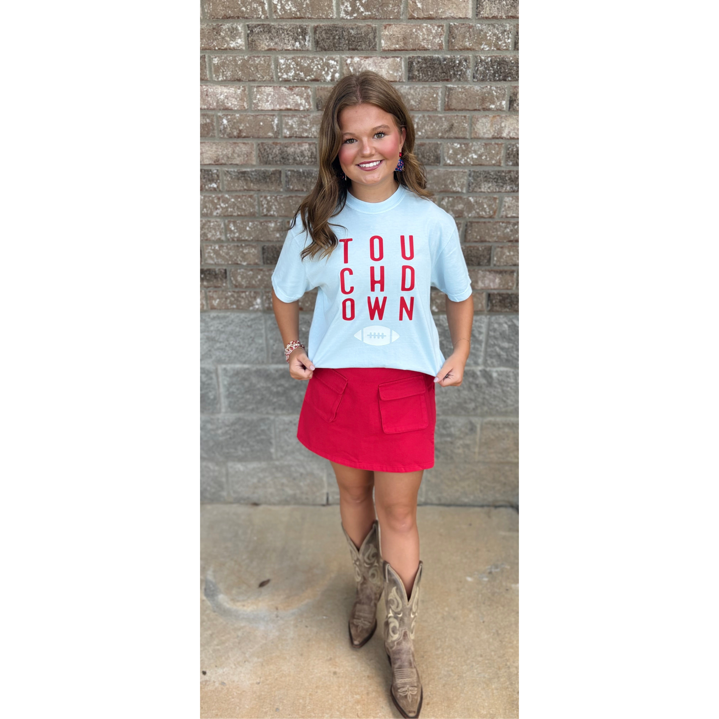 Game Day Skort Red