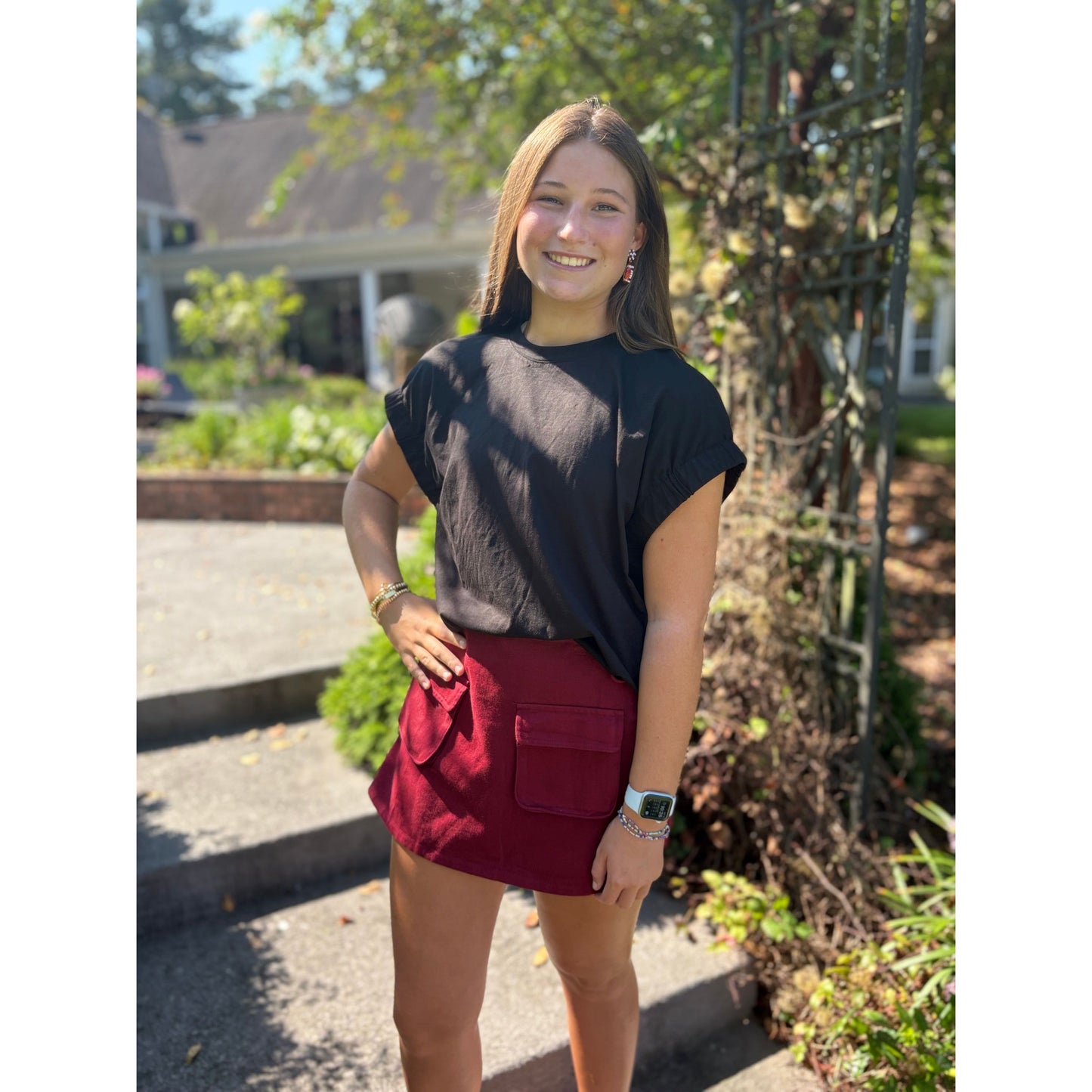 Game Day Skort Maroon
