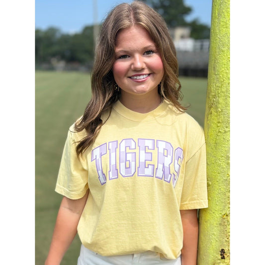 LSU Tigers Checker Tee