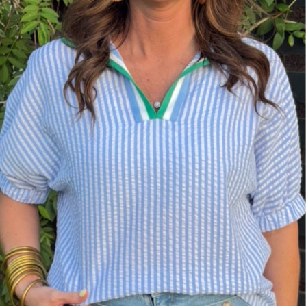 Emily Top (Blue)