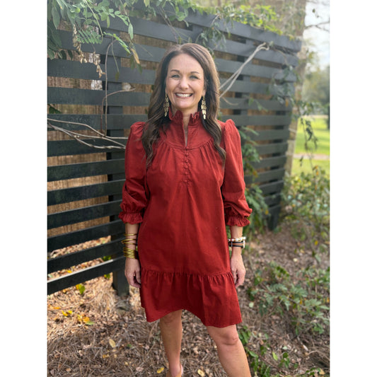 Ren Corduroy Mini Dress