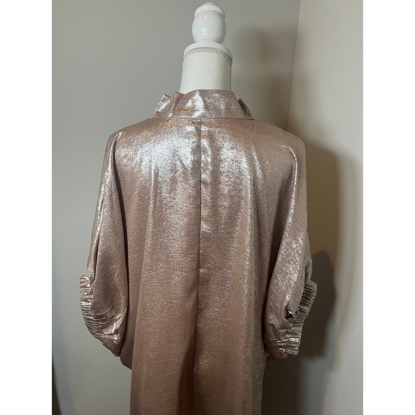 Curvy Sophie Metallic Blouse
