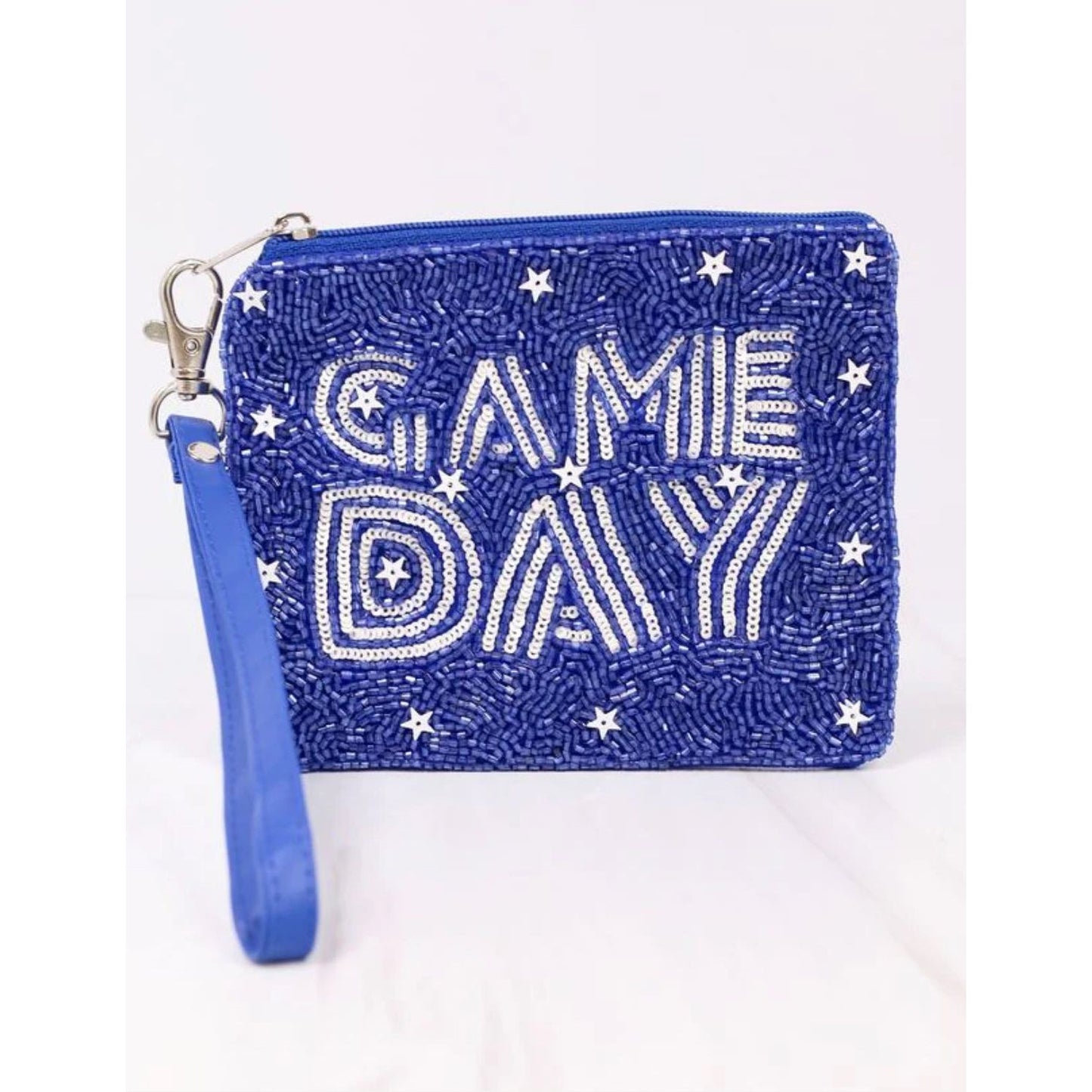Game Day Star Wristlet Blue