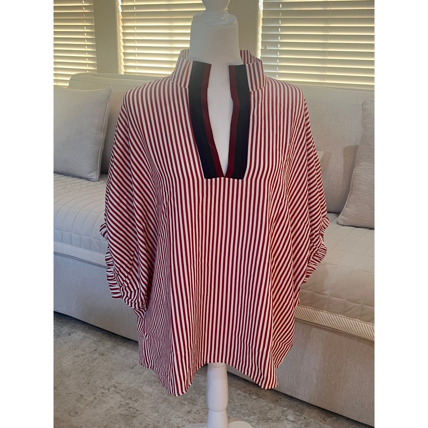 Curvy Autumn Striped Top