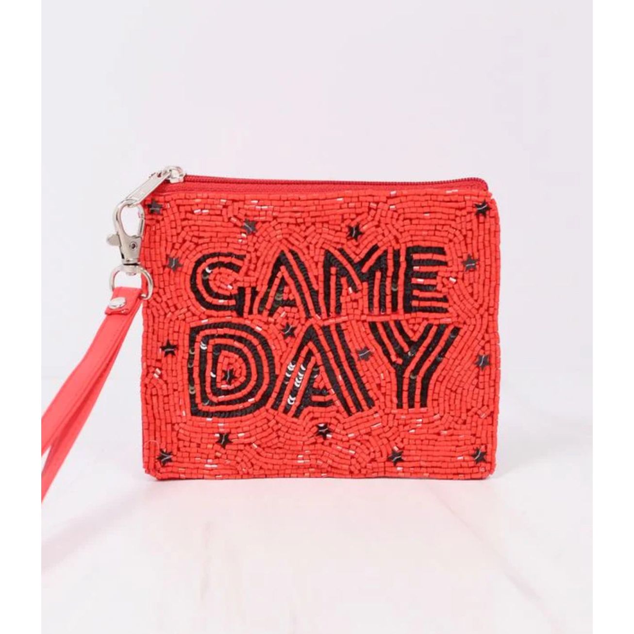 Game Day Star Wristlet Red Black