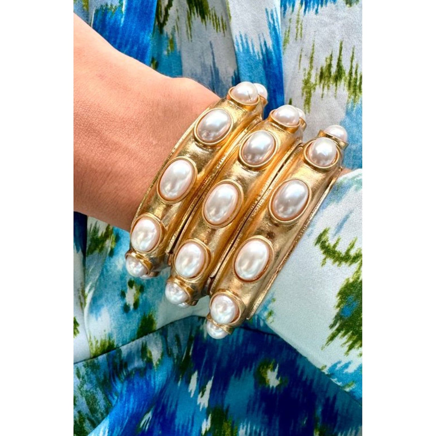 Harriette Pearl Bracelet Gold