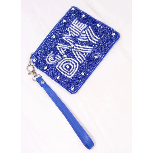 Game Day Star Wristlet Blue