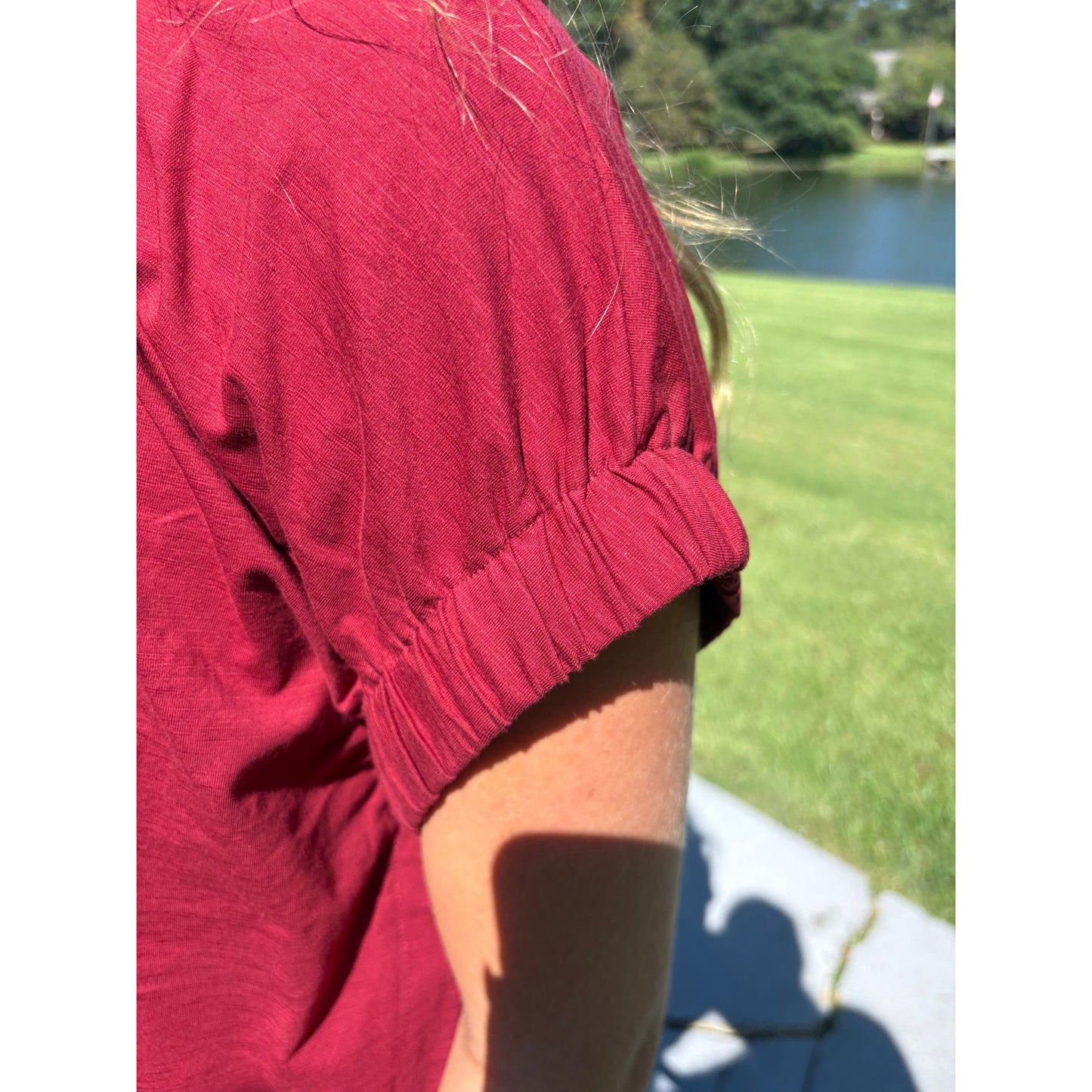 Karly Top Maroon