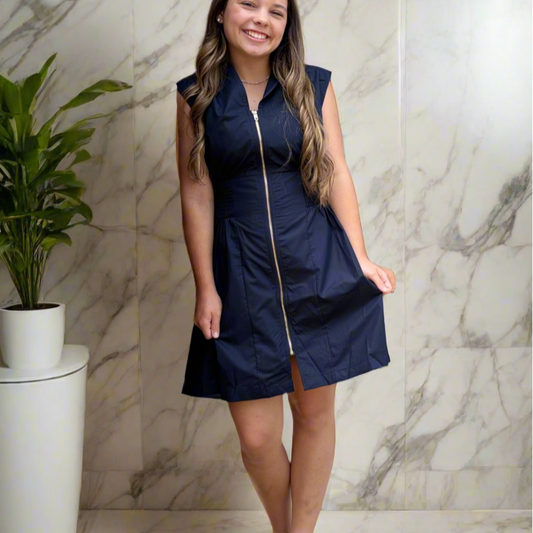 Ella Dress (Navy)