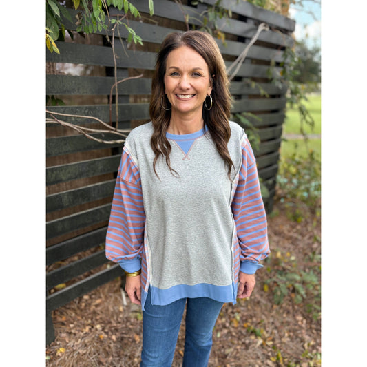Lazy Sunday Sweatshirt - Grey