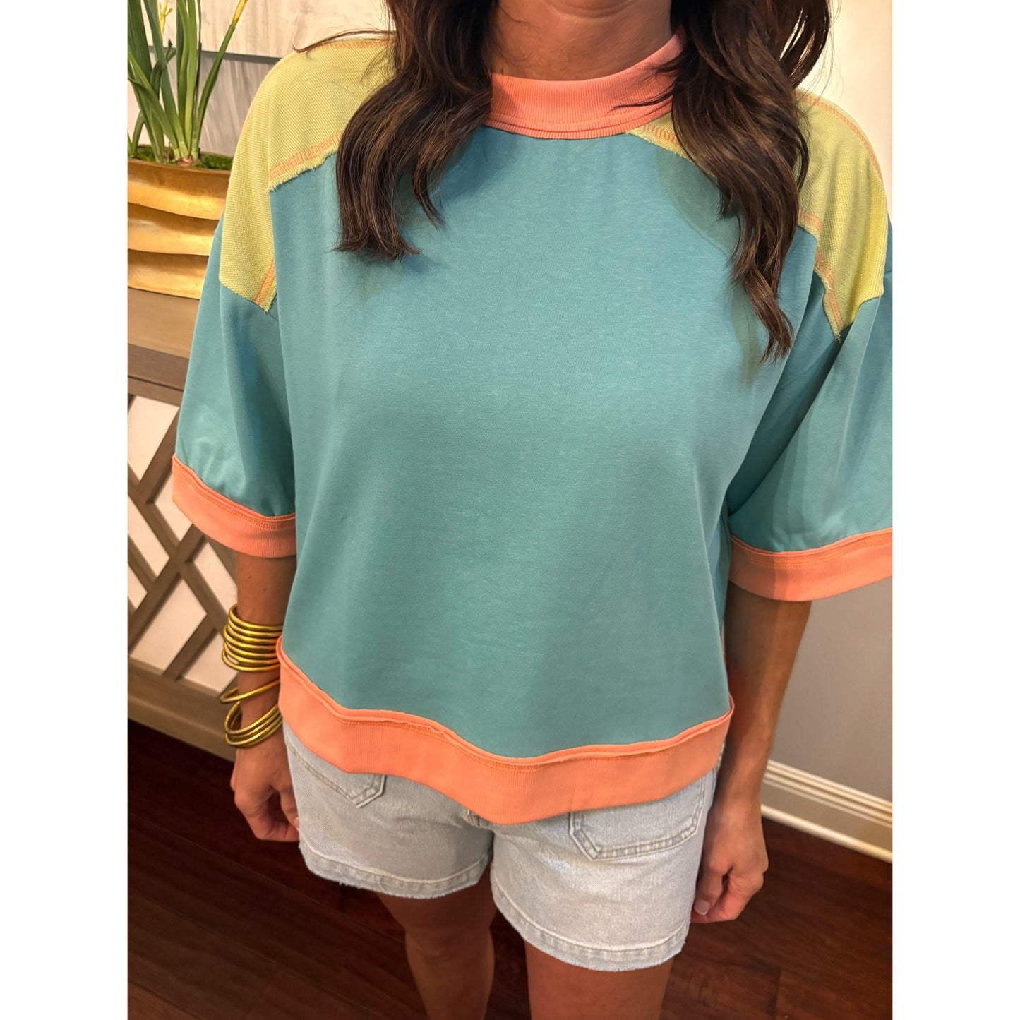 Horizon Color-Block Top
