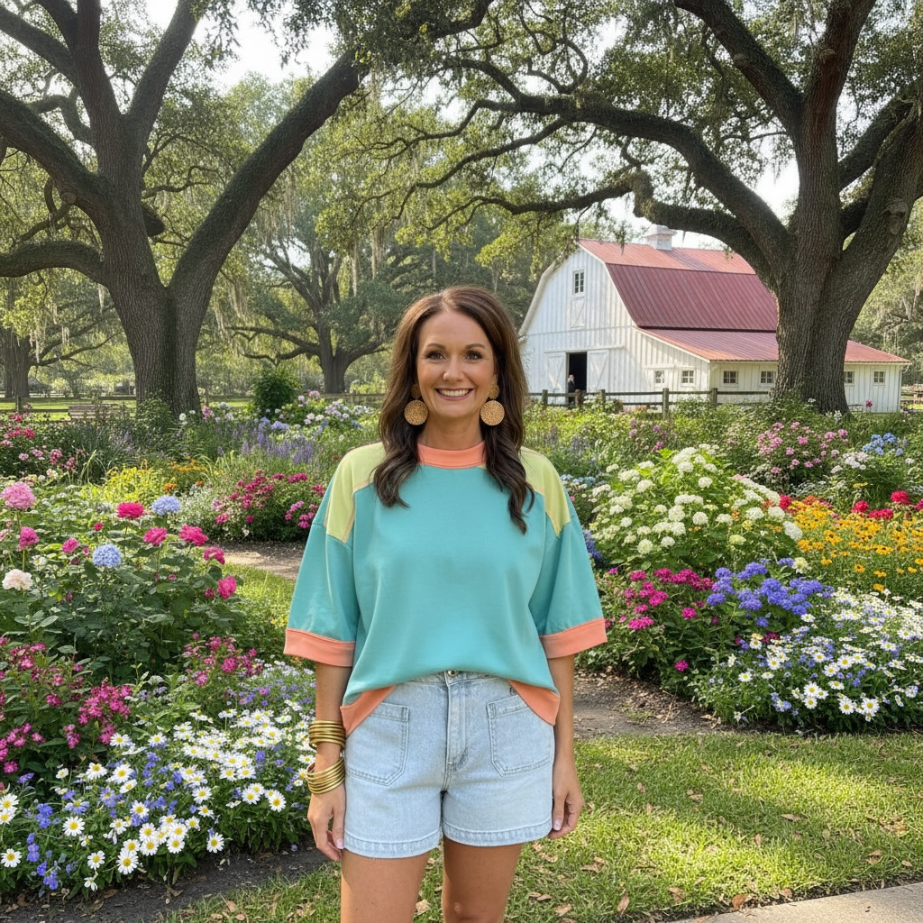 Horizon Color-Block Top