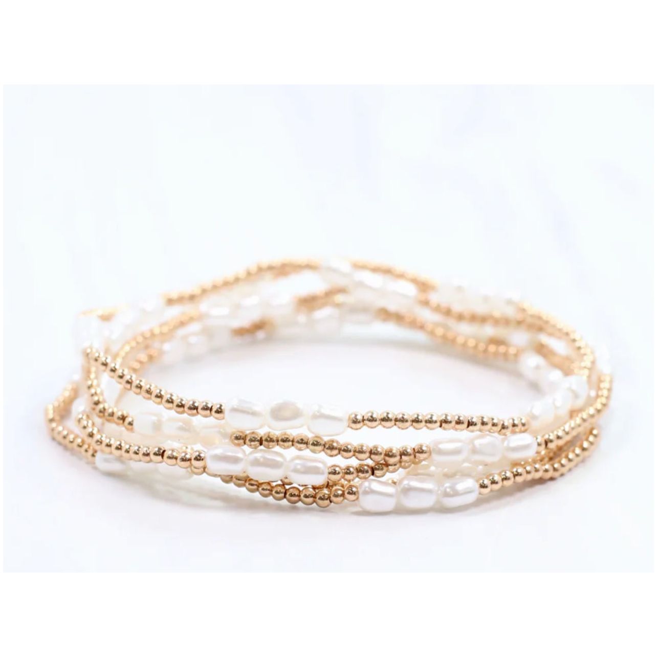 Annette Pearl Stretch Bracelet Set