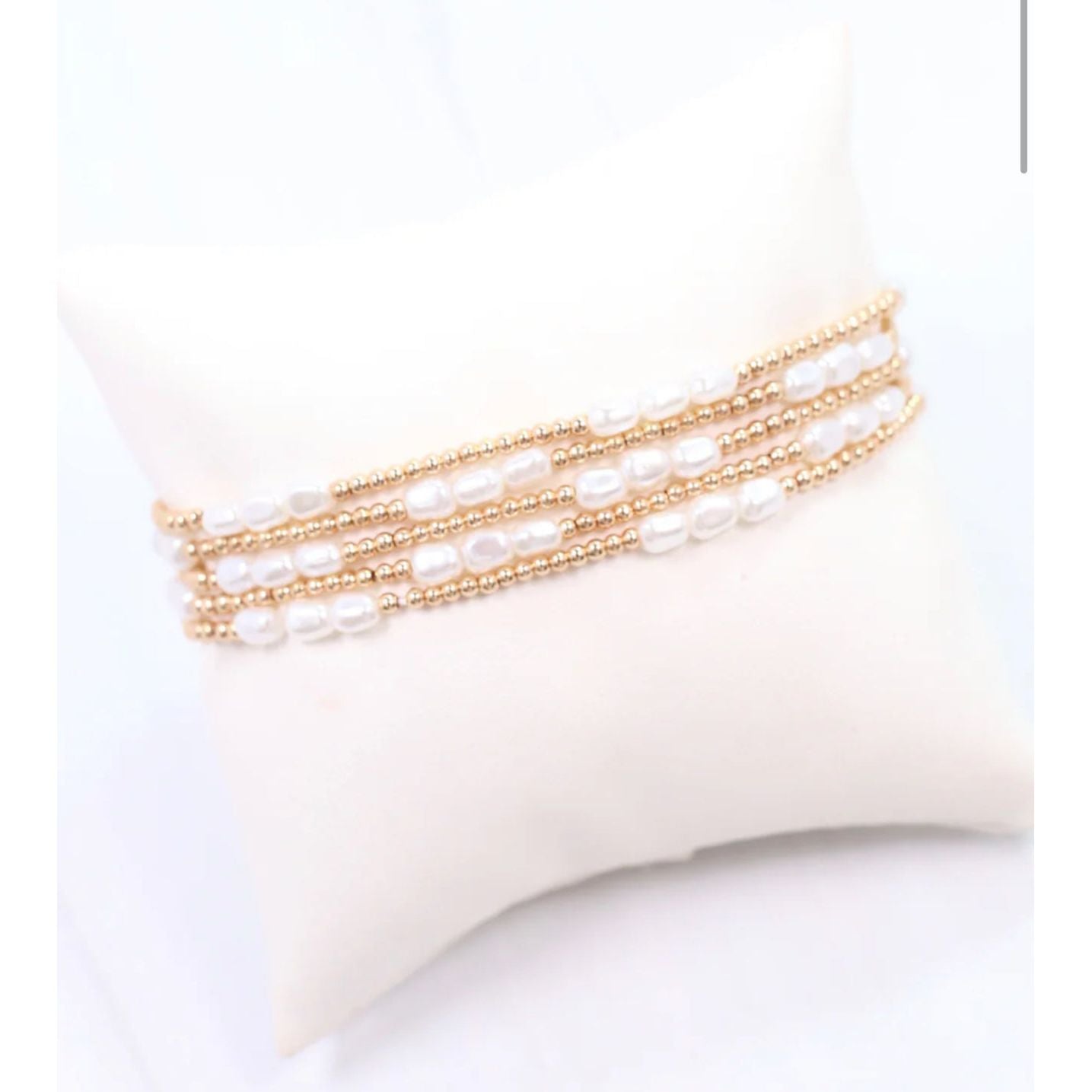 Annette Pearl Stretch Bracelet Set