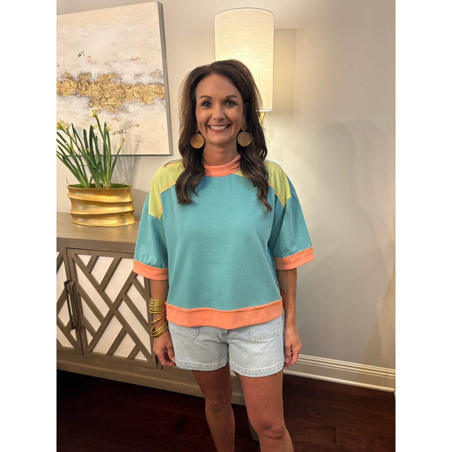 Horizon Color-Block Top